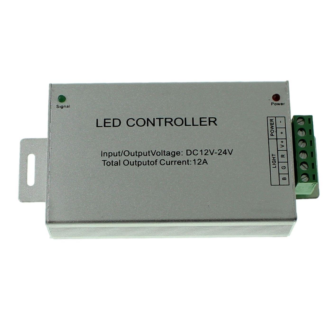 RGB LED 24Key Controller 12...24V 144W für Farbwechsel Streifen 4-Pin