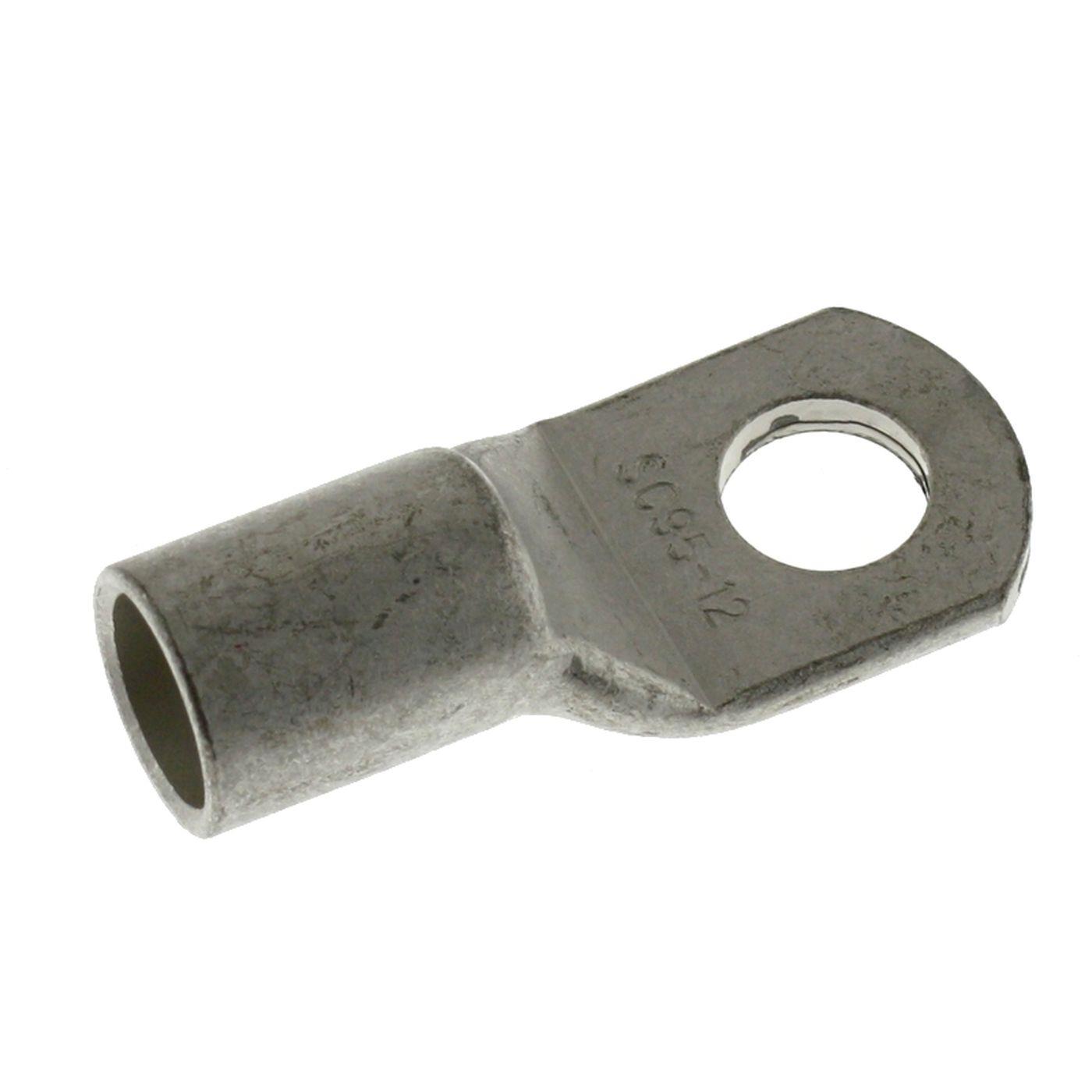 Rohrkabelschuh blank 95mm² Lochdurchmesser M12 Ringzunge Kupfer verzinnt