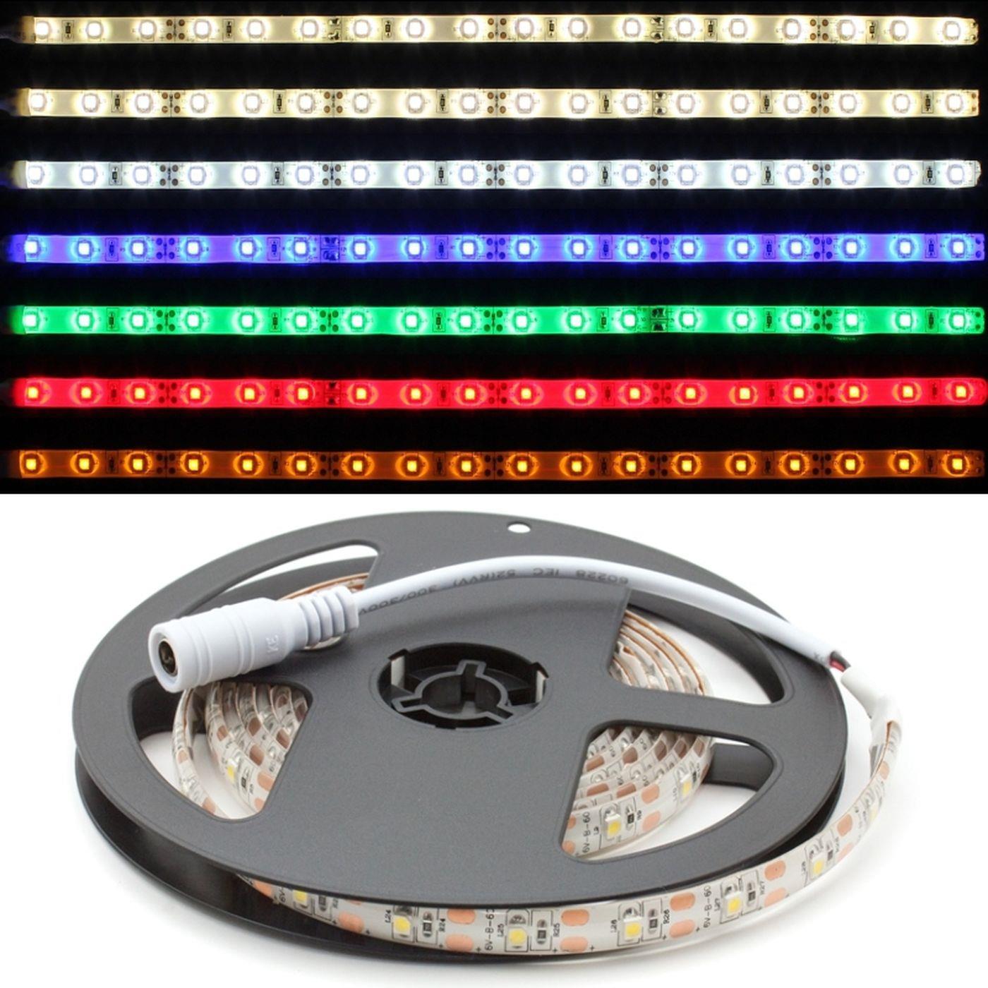 2m (200cm) LED Streifen Band Leiste 5V IP65 120LEDs 60LED/m SMD3528