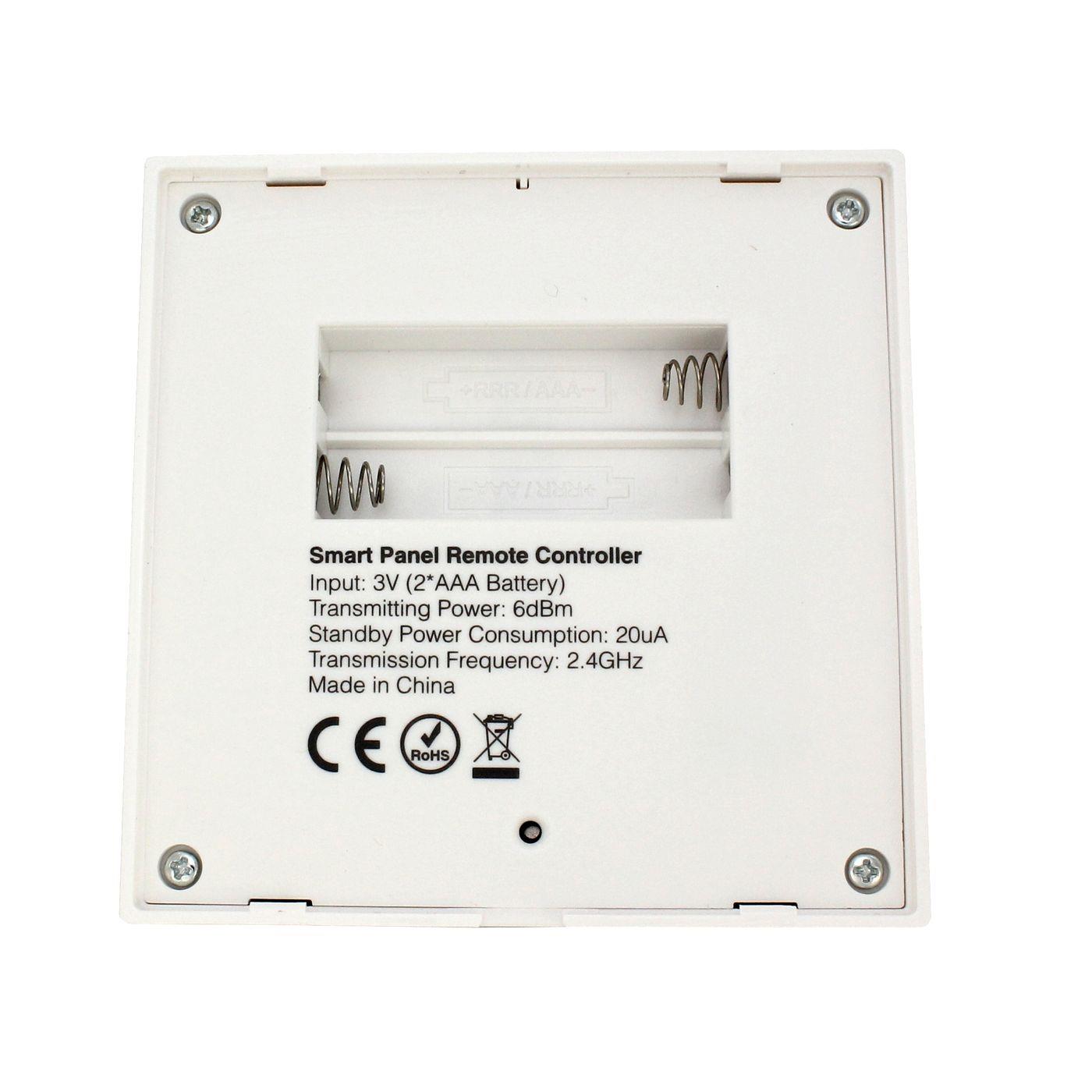 MiLight MiBoxer RGB RGBW LED 4-Zone Wand Touch Panel Controller Batterie für Farbwechsel Streifen 4-Pin + 5-Pin