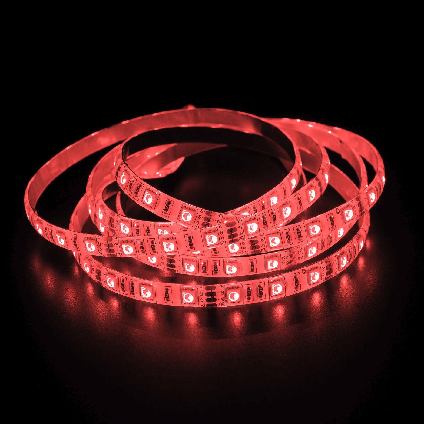 5m (500cm) RGB LED Streifen Band Leiste 12V IP65 300LEDs 60LED/m SMD5050