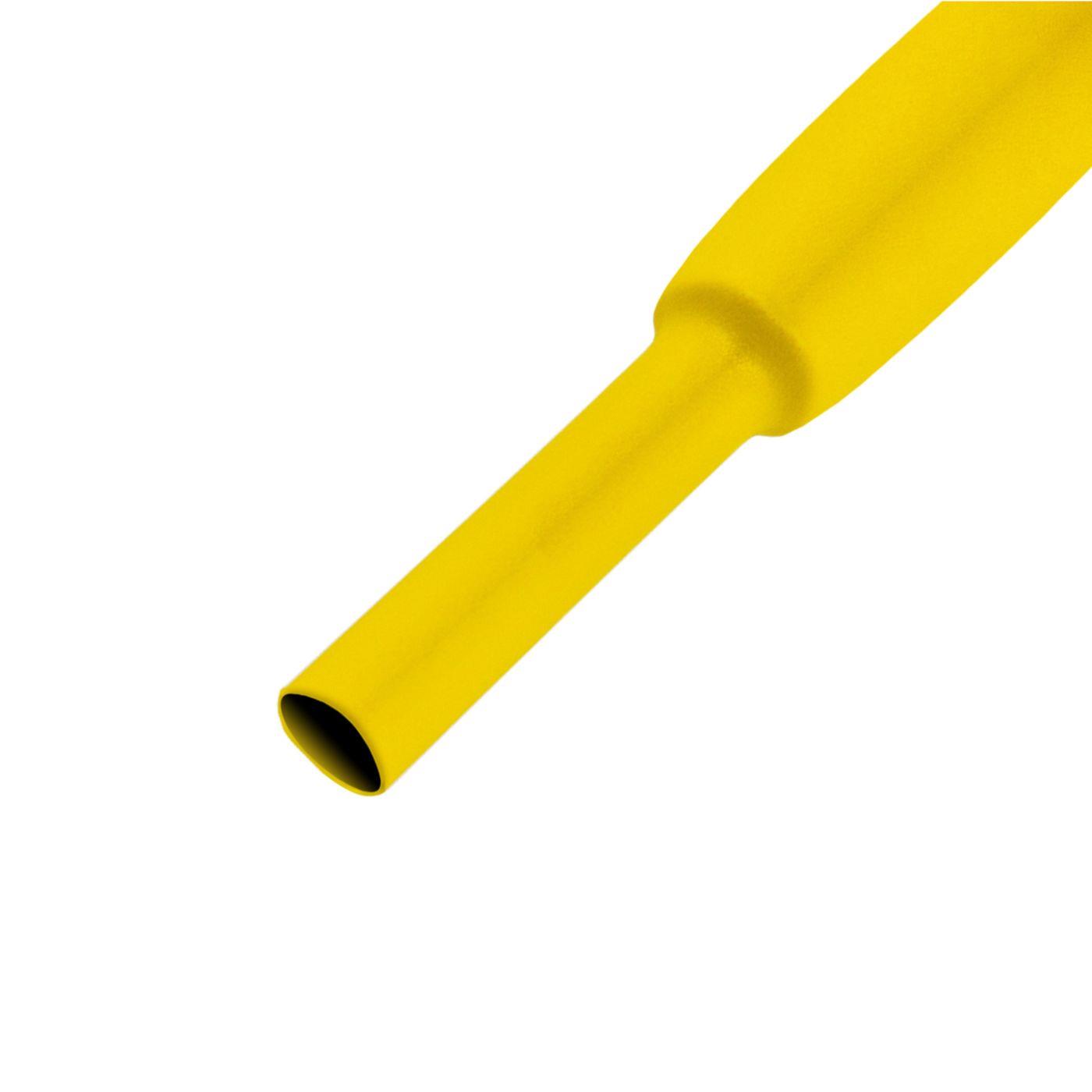 6,5m Schrumpfschlauch Box 2:1 9,5 -> 4,8mm Gelb Flexibel