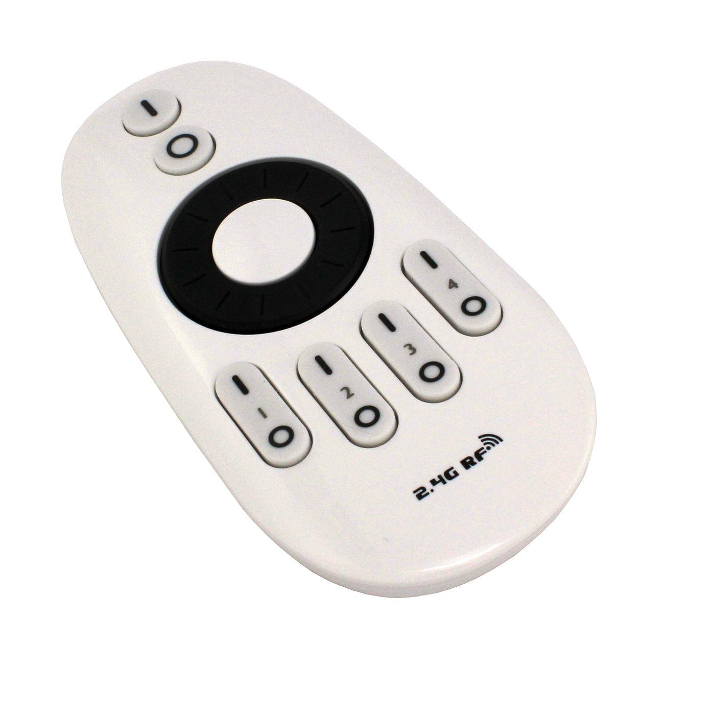 MiLight MiBoxer LED 4-Zone Fernbedienung Touch 2,4GHz Weiß für einfarbige LED Streifen 2-Pin