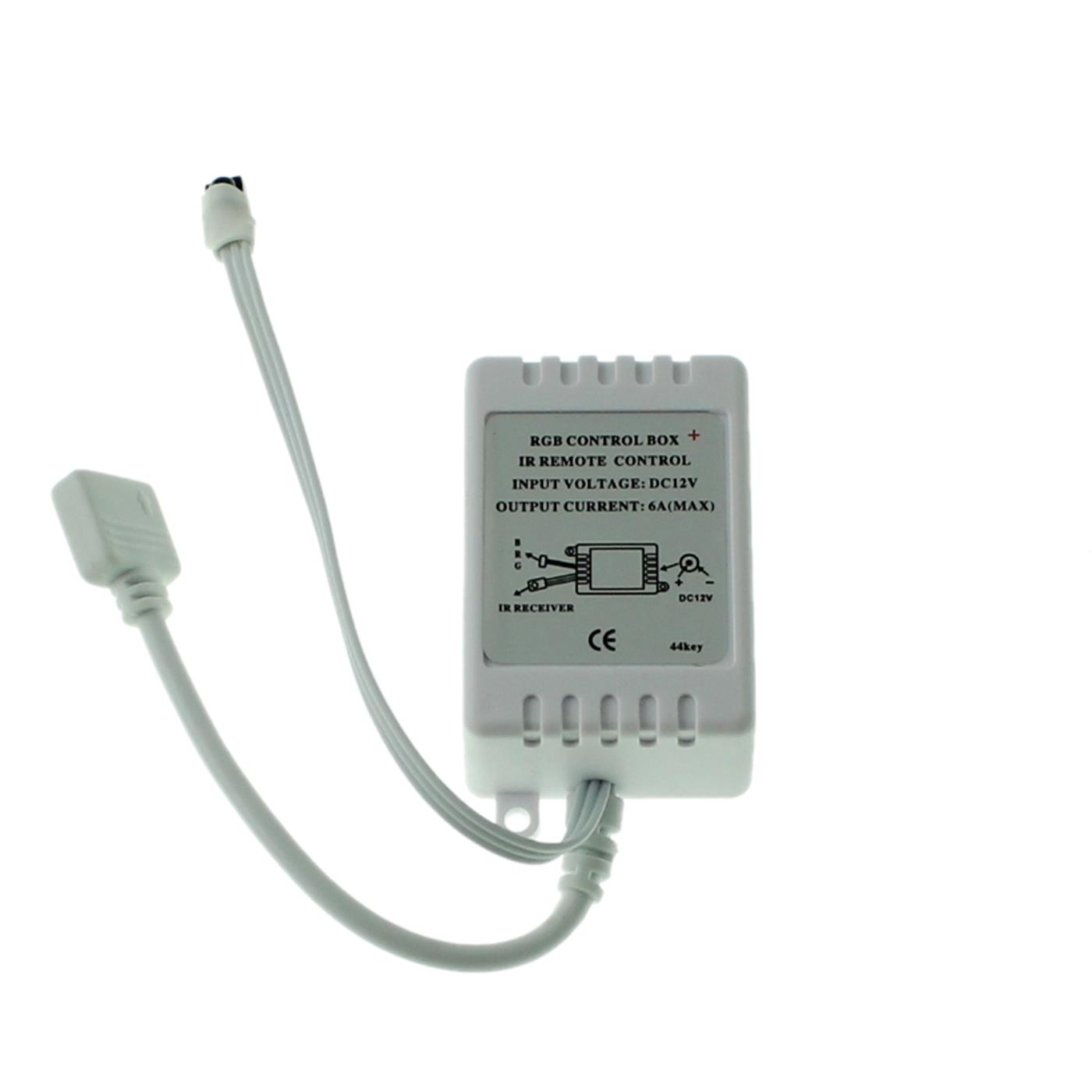 RGB LED 44Key Controller 12V 72W für Farbwechsel Streifen 4-Pin Plug + Play