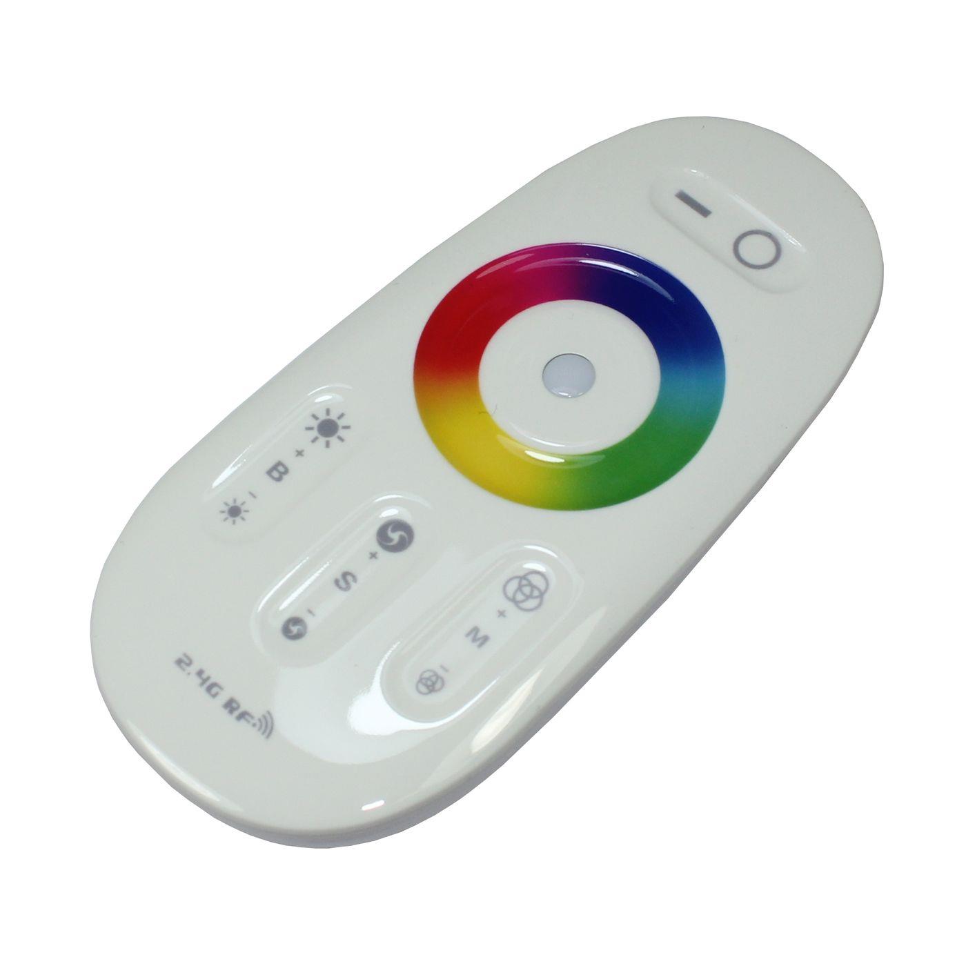 Milight RGBW LED Touch RF Controller Weiß 12...24V 240W für Farbwechsel Streifen 5-Pin