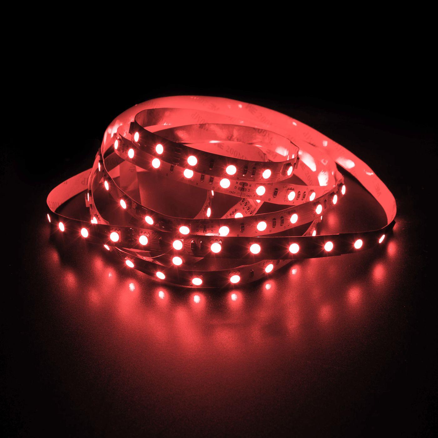 5m (500cm) HIGH-POWER RGB LED Streifen Band Leiste 24V IP20 300LEDs 60LED/m SMD5050