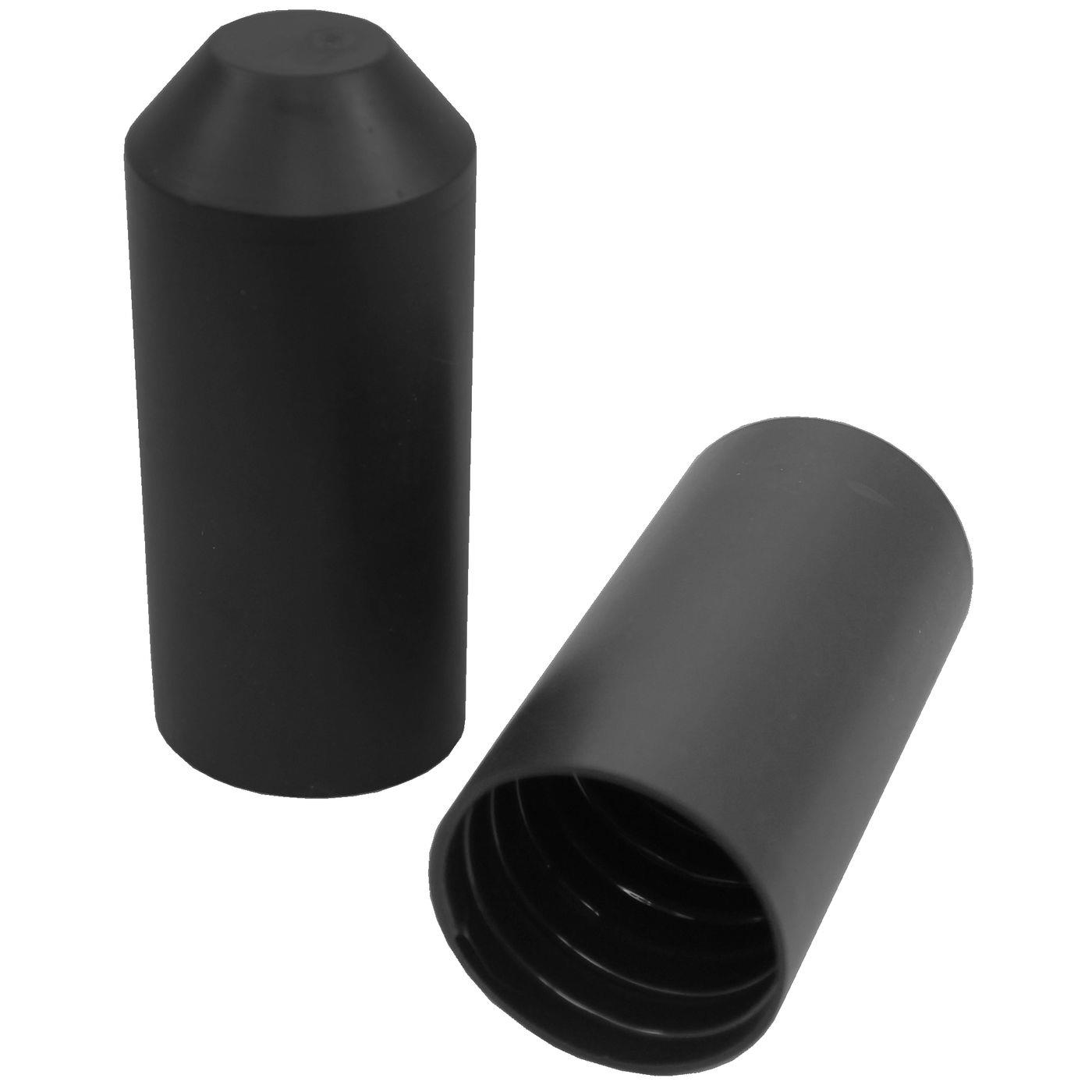 WarmSchrumpf Endkappe 35 -> 16mm Schwarz Länge: 89mm Schrumpfschlauch