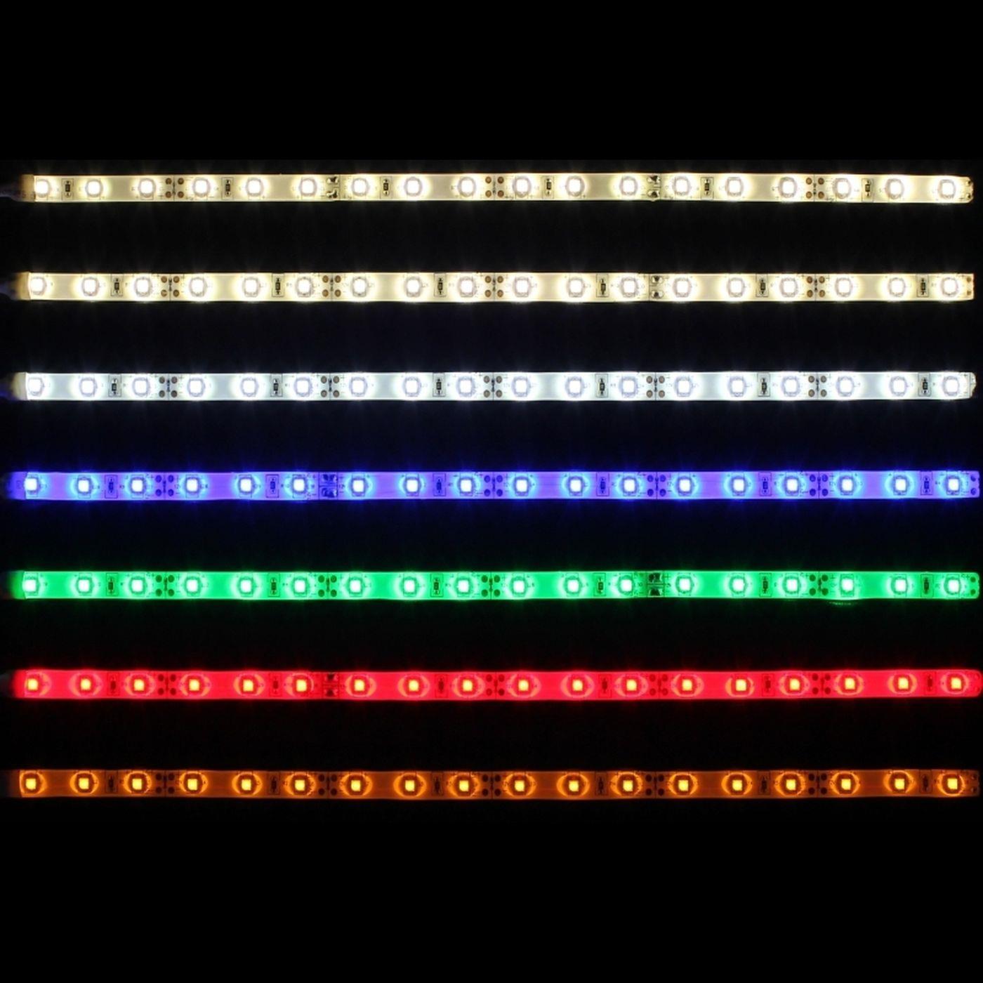 0,6m (60cm) LED Streifen Band Leiste 12V IP65 36LEDs 60LED/m SMD3528