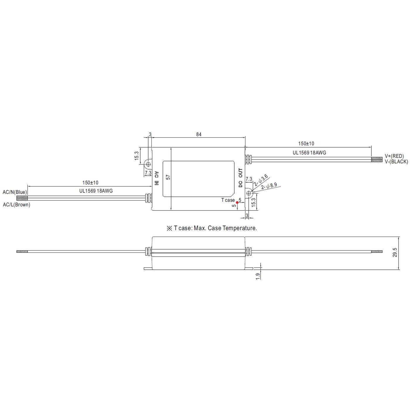 APV-25-24 25W 24V 1,05A LED Netzteil Trafo Treiber
