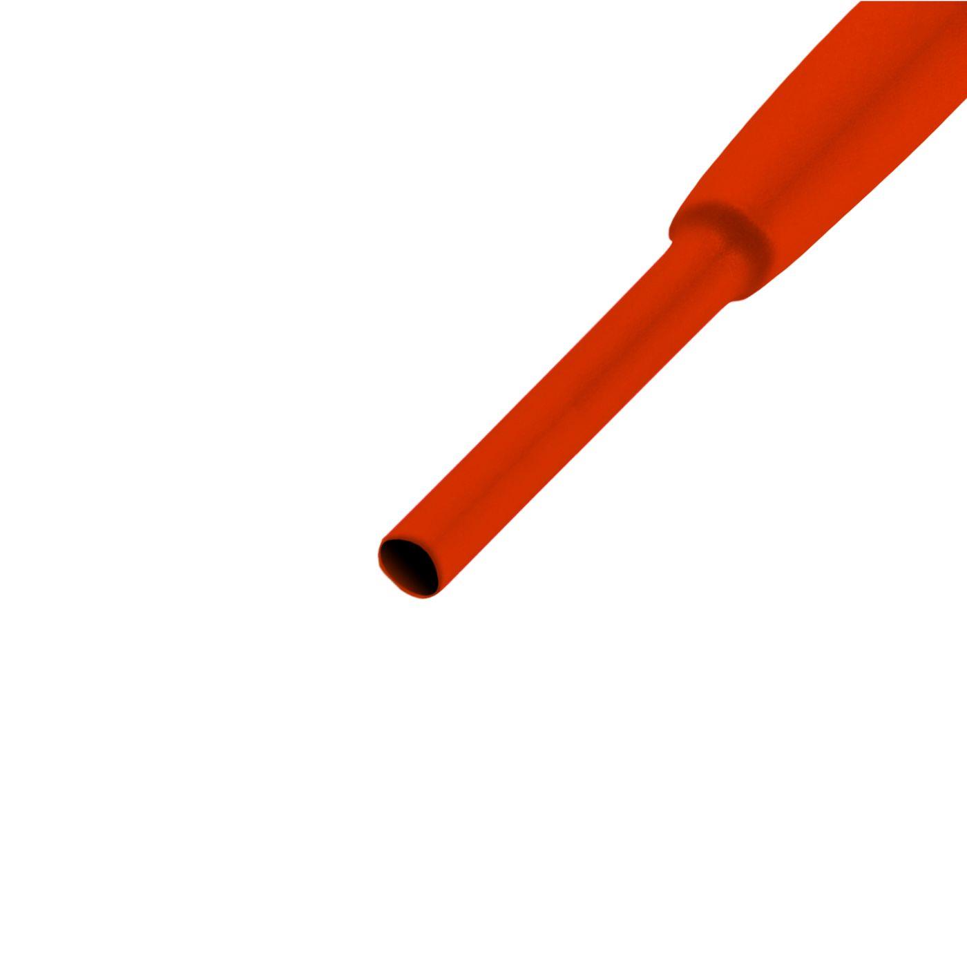12m Schrumpfschlauch Box 2:1 1,2 -> 0,6mm Rot Flexibel