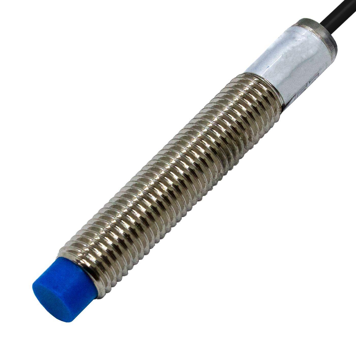 Näherungsschalter Induktiv 12mm M12 PNP Öffner 6...36V DC IP67 Sensor Messing vernickelt -30...+65°C