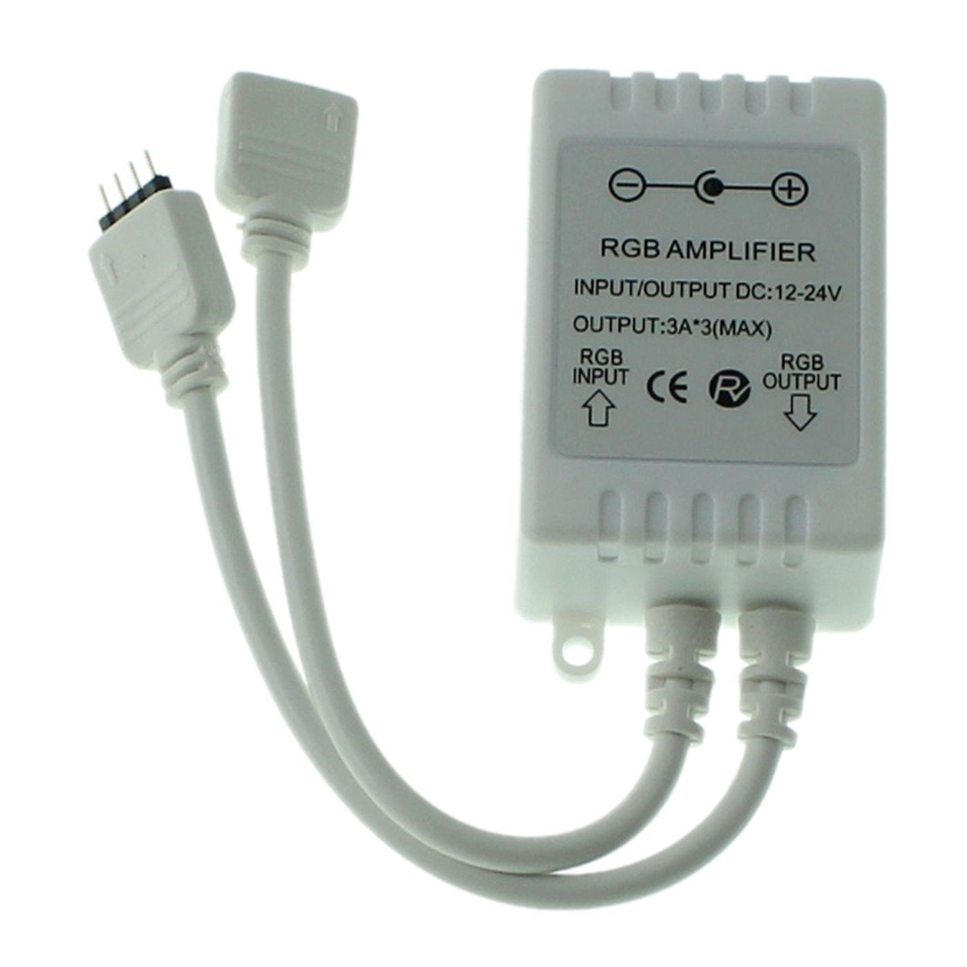 RGB LED Signalverstärker 12...24V 72W für Farbwechsel Streifen 4-Pin