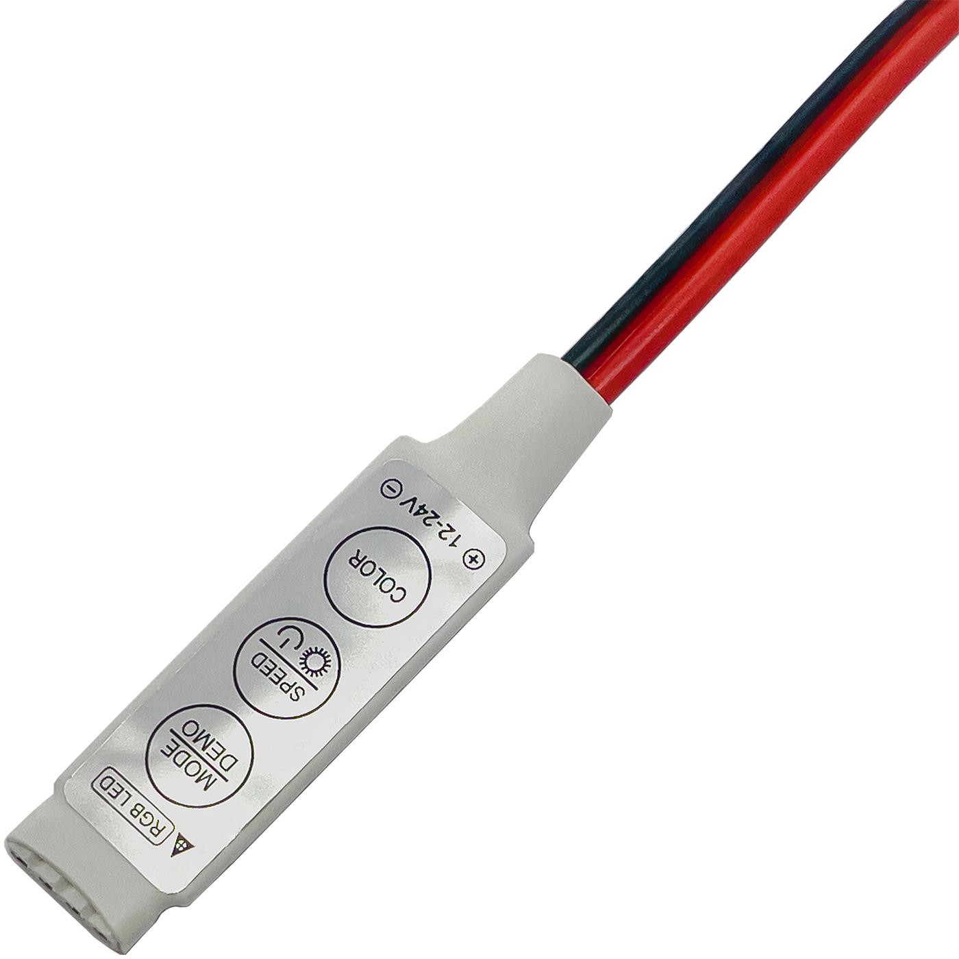 Mini RGB LED Controller 12V 72W für Farbwechsel Streifen 4-Pin Plug + Play