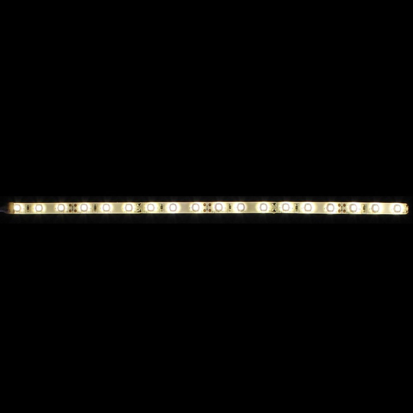1m (100cm) LED Streifen Band Leiste 12V Warm Weiß 3000K IP65 60LEDs 60LED/m SMD3528