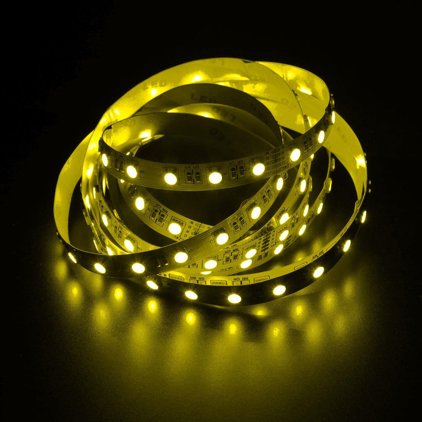 5m (500cm) RGBWW 3000K 4in1 LED Streifen Band Leiste 24V IP20 300LEDs 60LED/m SMD5050