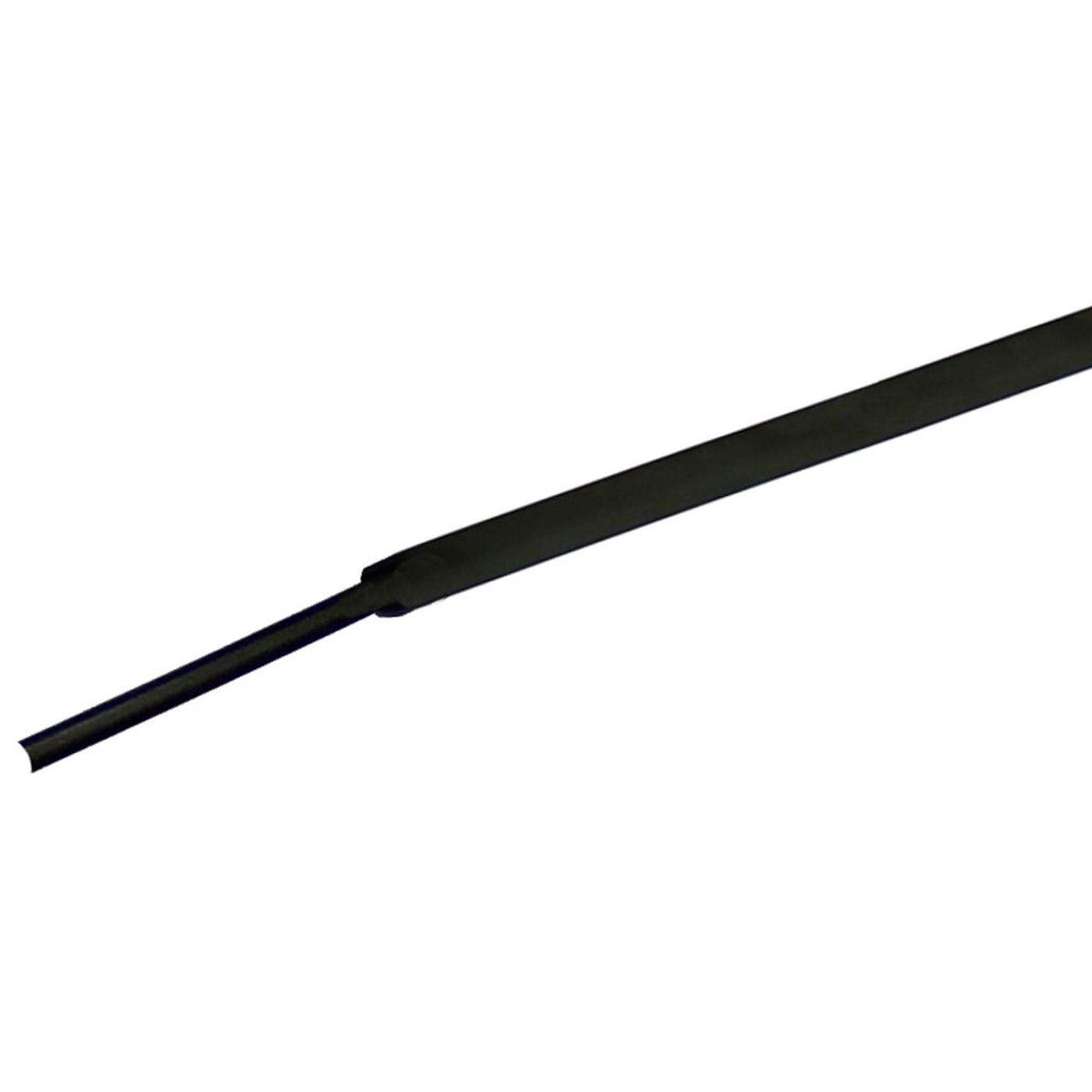 1m Schrumpfschlauch 2:1 6,4 -> 3,2mm Schwarz Flexibel