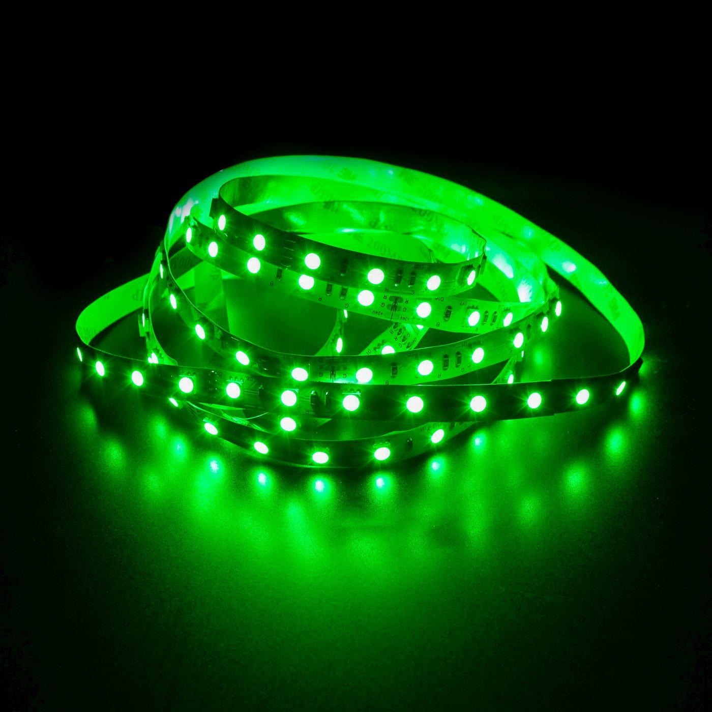 5m (500cm) HIGH-POWER RGB LED Streifen Band Leiste 24V IP20 300LEDs 60LED/m SMD5050