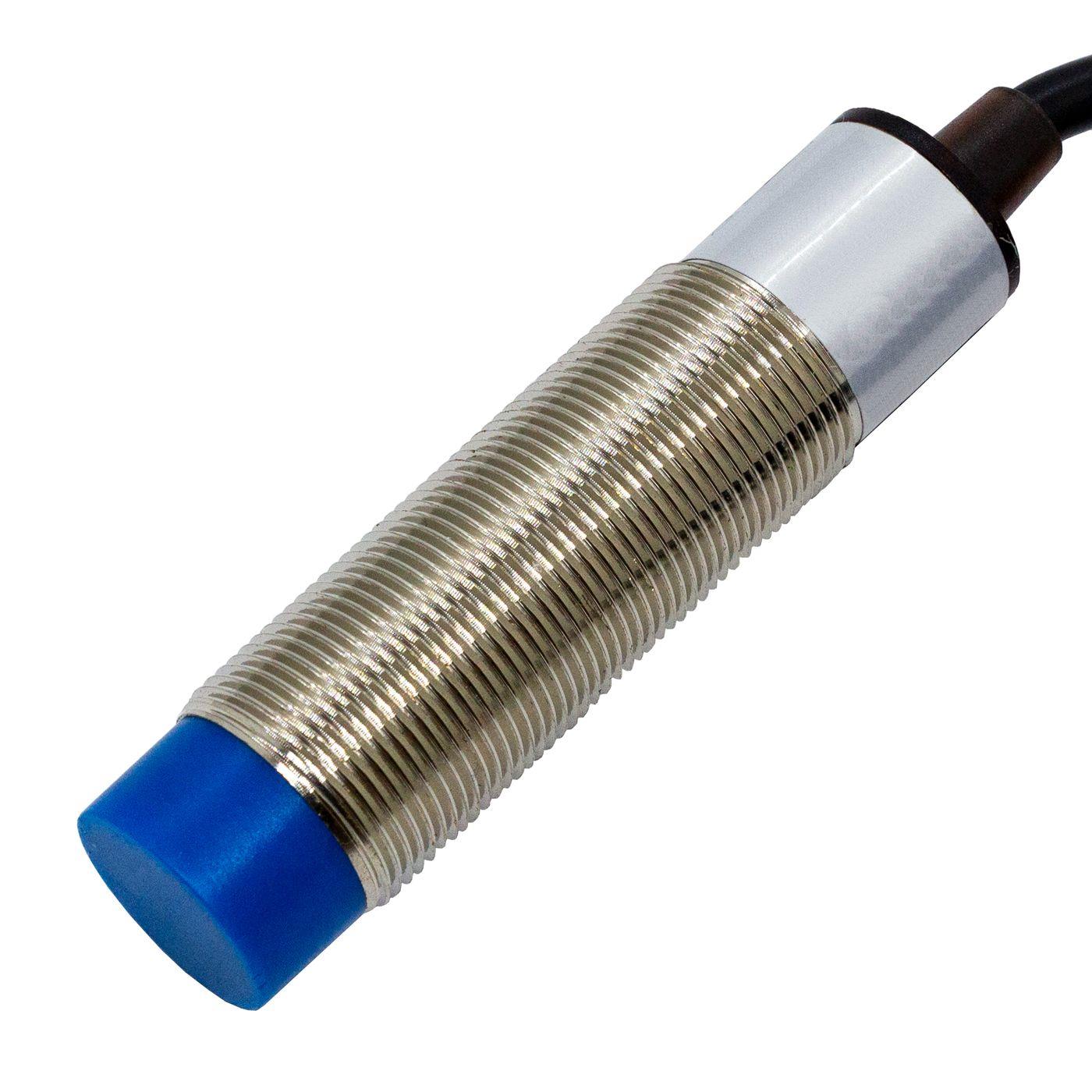 Näherungsschalter Induktiv 18mm M18 NPN Öffner 6...36V DC IP67 Sensor Messing vernickelt -30...+65°C