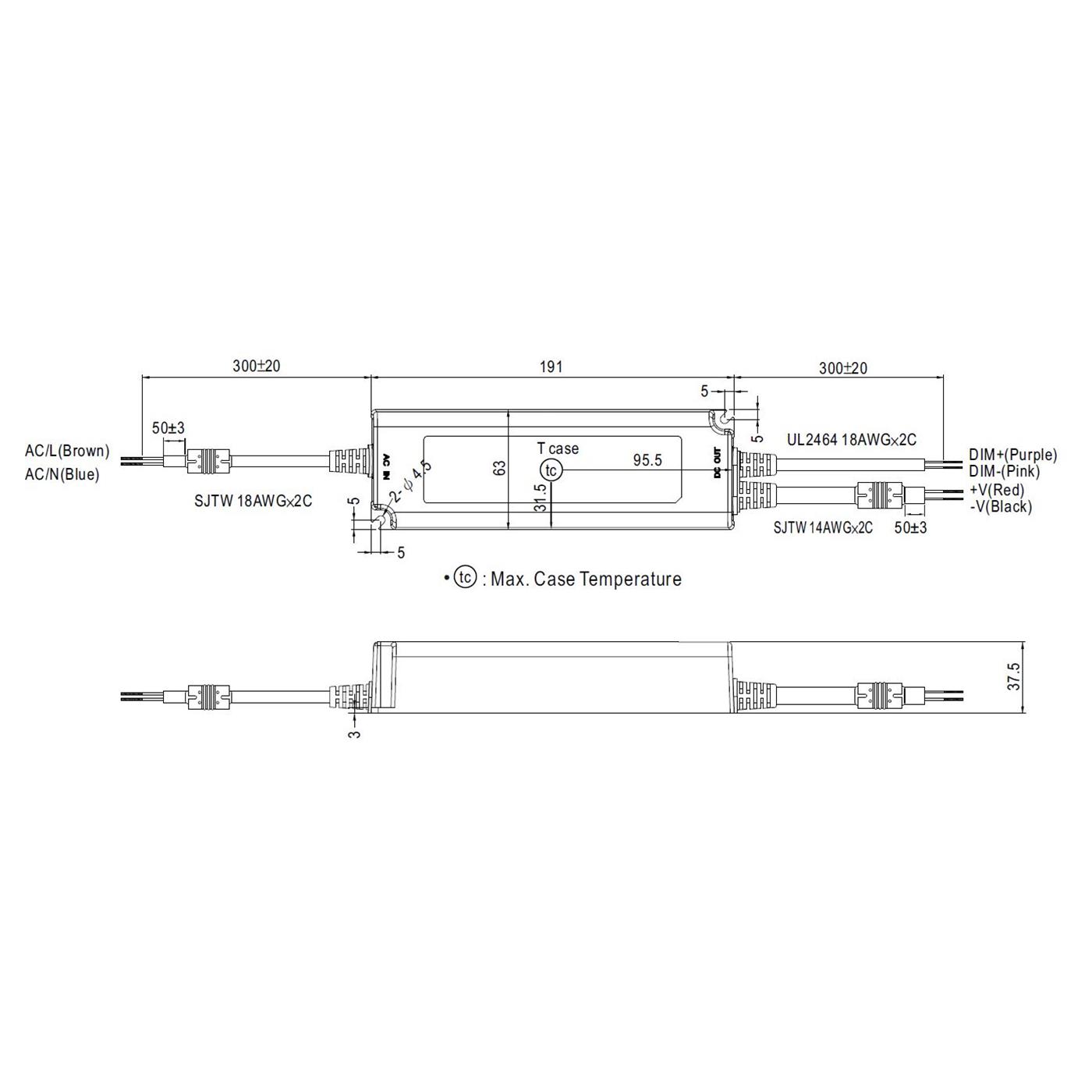PWM-120-12BLE 120W 12V 10A LED Netzteil Trafo Treiber IP65 Dimmbar Bluetooth PWM
