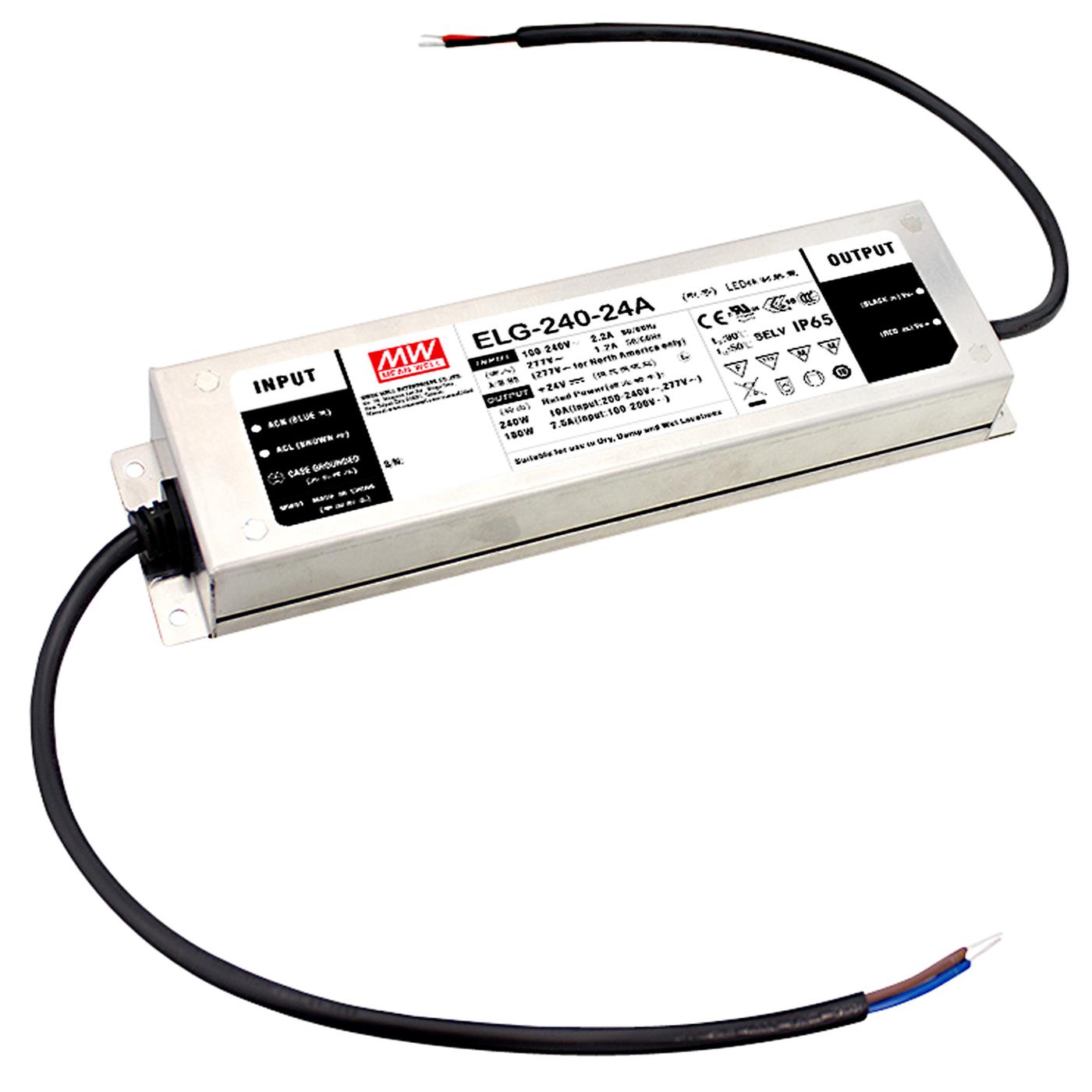 ELG-240-24DA-3Y 240W 24V 10A LED Netzteil Trafo Treiber IP67 Dimmbar DALI PWM