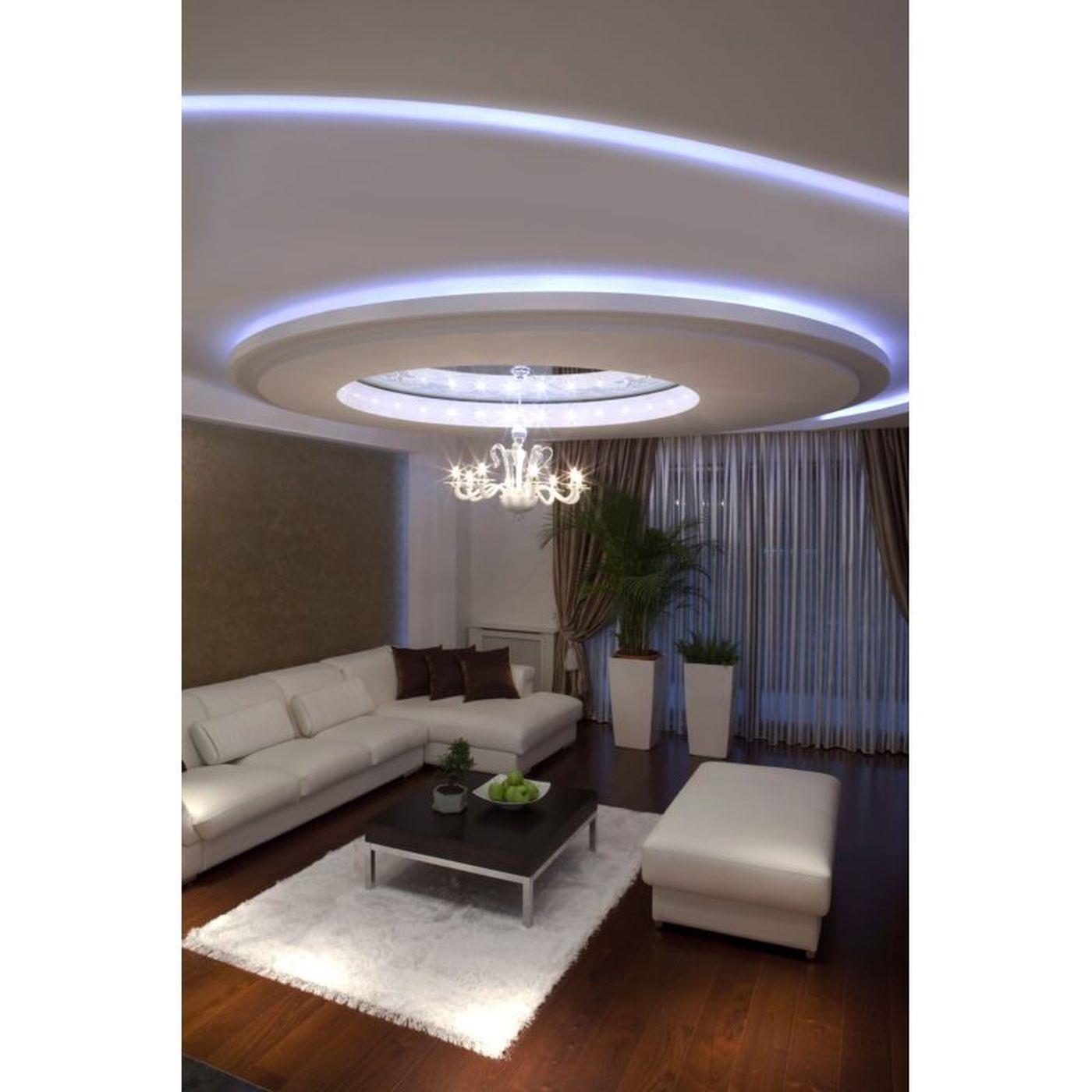 2m LED Trockenbauprofil DSL flex für schwebende Flächen für Gipskartonplatten Stahl Zinkblech